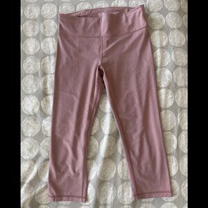 Gap GapFit Eclipse Cropped Leggings Pants Rose Dawn Pink Sz M